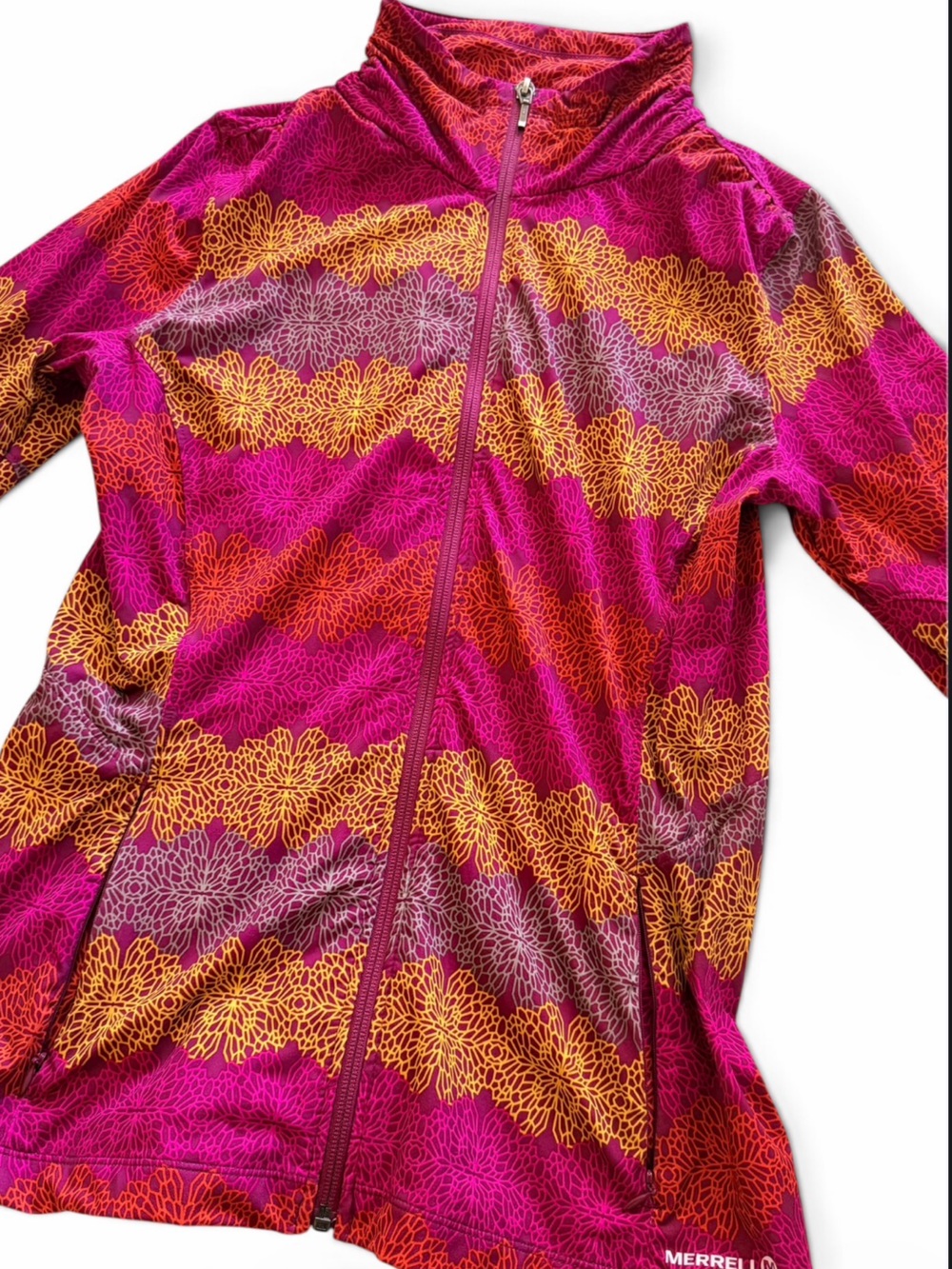 Merrell opti-wick pullover zip jacket M